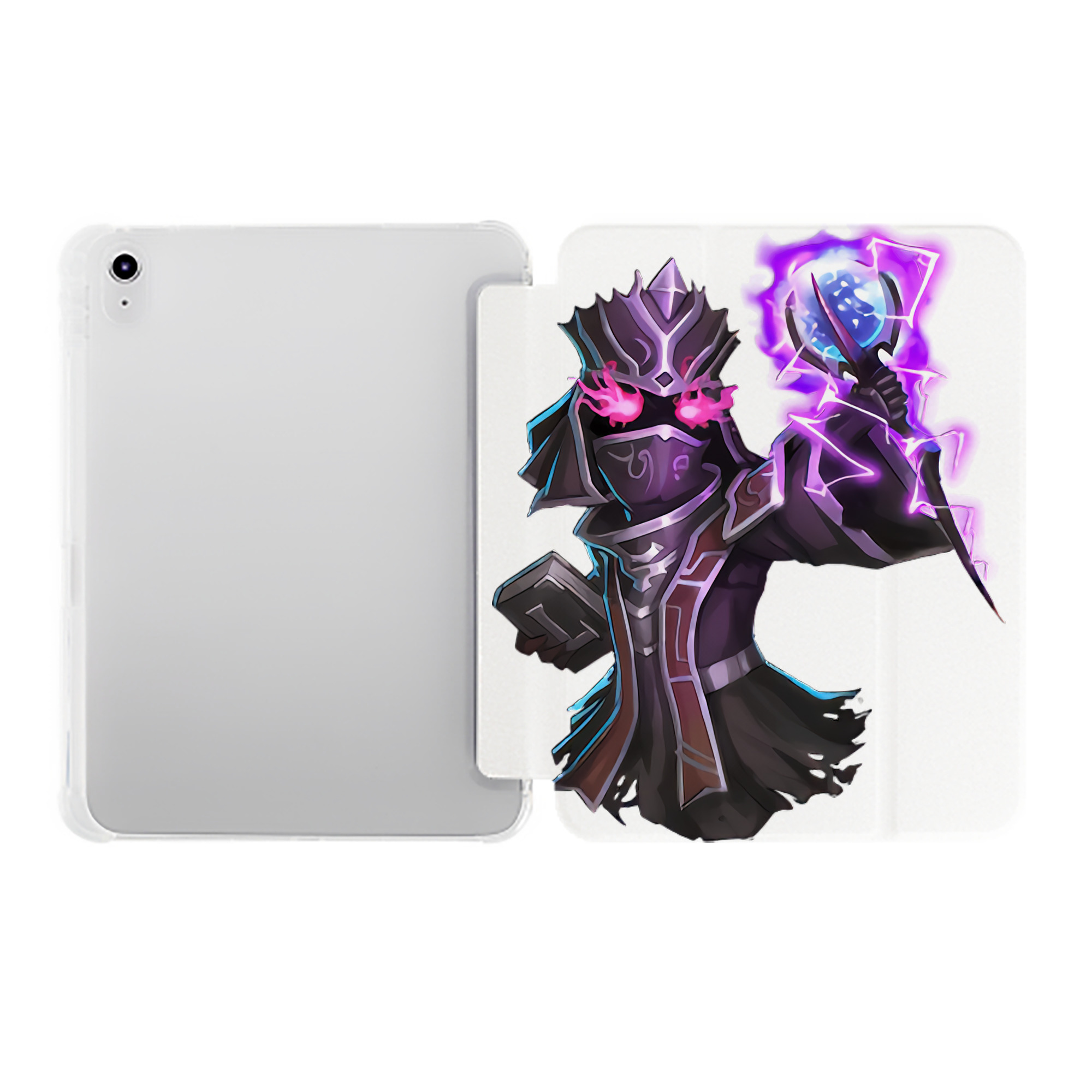 （画像用） リーグ・オブ・レジェンド League of Legends LOL IPad ケース ペン収納付き 三つ折りスタンド PUレザー×シリコン 対応機種9.5/10.5/10.9インチ
